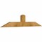 Ekena Millwork Portland Rough Sawn Timber Gable Bracket, Western Red Cedar, 48"W x 10"H x 2"D x 4"F, 5/12 Pitch GBW048X10X0204POR00RWR - alternate 2